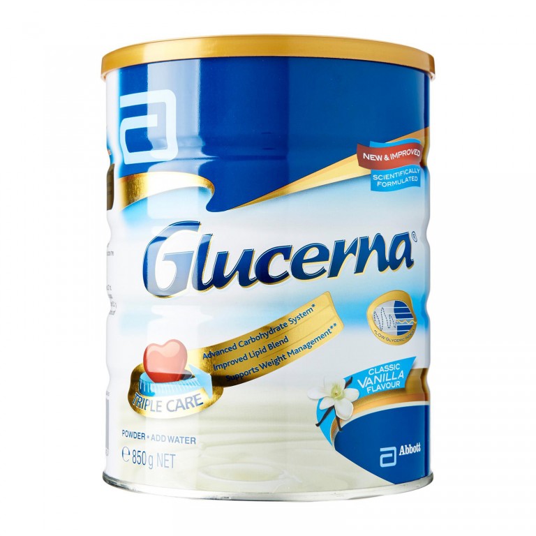 03 hộp Glucerna ÚC x 850 Gr -bệnh tiểu đường-Vanilla for the Dietary management of Diabetes